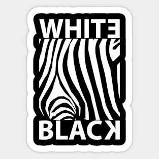 skin zebra Sticker